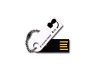 SILICON POWER 4GB USB 2.0 Touch 820 White