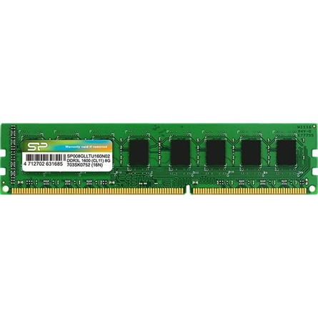 Silicon Power DDR3-1600 CL11 1.35V 4GB DRAM DDR3 U-DIMM Desktop 4GB (512*8) 8chips