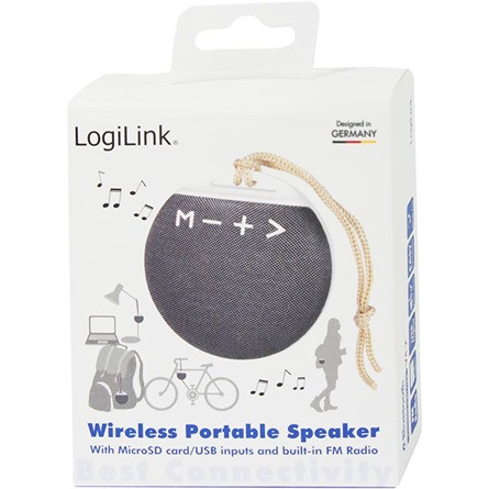 LogiLink SP0055 1.0 hangszóró fehér-szürke