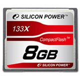 SILICON POWER Memória - Flash kártyák SILICON POWER NAND Flash Compact Flash 8196MB x 1 133x, 1pcs