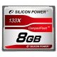 SILICON POWER Memória - Flash kártyák SILICON POWER NAND Flash Compact Flash 8196MB x 1 133x, 1pcs