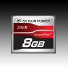 Silicon Power 200x 8GB CF Card Hi-speed Read up to 30MB/s, ATA interface, PIO mode, MWDMA, UDMA, ECC function, Retail pack