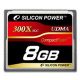 SILICON POWER Memória - Flash kártyák SILICON POWER NAND Flash Compact Flash 8196MB x 1 300x, 1pcs