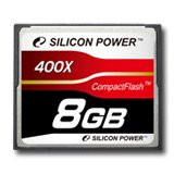 Silicon Power 400x 8GB CF Card Hi-speed Read up to 60MB/s, ATA interface, PIO mode 6, MWDMA 4, UDMA 6, ECC function, Retail pack