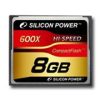 SILICON POWER Memória - Flash kártyák SILICON POWER 600X Professional NAND Flash Compact Flash 8GB 600x, Plastic, 1pcs