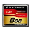 SILICON POWER Memória - Flash kártyák SILICON POWER 600X Professional NAND Flash Compact Flash 8GB 600x, Plastic, 1pcs