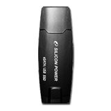 SILICON POWER 8GB USB 2.0/eSATA SSD Black