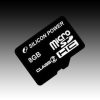SILICON POWER Micro SDHC Card 8GB (Class 2) without SD Adapter