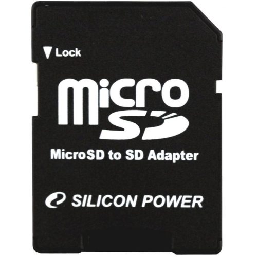 Silicon Power MicroSD/microSDHC 8GB (Class 4) with SD Adaptor
