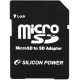 Silicon Power MicroSD/microSDHC 8GB (Class 4) with SD Adaptor