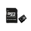SILICON POWER Micro SDHC Card 8GB (Class 4) with Two Adapters