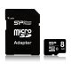SILICON POWER (MOBILE CARD)8GB,TF_SDHC C6Retail,W/A