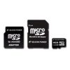 SILICON POWER Micro SDHC Card 8GB (Class 6) with Two Adapters