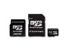 SILICON POWER Micro SDHC Card 8GB (Class 6) with Two Adapters