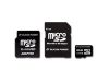 SILICON POWER Micro SDHC Card 8GB (Class 6) with Two Adapters