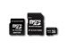 SILICON POWER Micro SDHC Card 8GB (Class 6) with Two Adapters