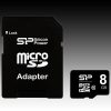SILICON POWER Micro SDHC Card 8GB (Class 10) with SD Adapter