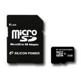 SILICON POWER Micro SDHC Card 8GB (Class 10) without SD Adapter
