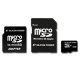 SILICON POWER Micro SDHC Card 8GB (Class 10) with Two Adapters