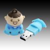 SILICON POWER 8GB USB 2.0 Unique 520 Blue
