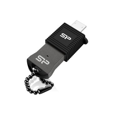 SILICON POWER UFD 2.0,Touch T01 Mobile,8GB,Black,adapter