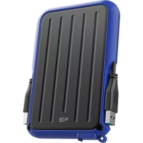   Silicon Power Armor - A66 1TB Portable HDD USB 3.2 Gen 1 Blue, Certificate MIL-STD 810F 516.5/IV, Water-resistant IPX4, 360˚ bumper
