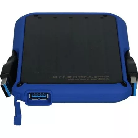 Silicon Power Armor - A66 1TB Portable HDD USB 3.2 Gen 1 Blue, Certificate MIL-STD 810F 516.5/IV, Water-resistant IPX4, 360˚ bumper