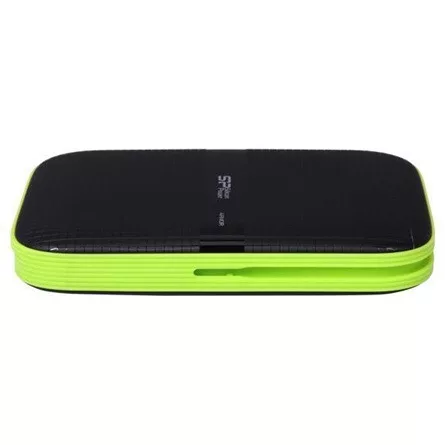 Silicon Power Armor - A60 1TB Portable HDD USB 3.2 Gen1 Black, Shockproof MIL-STD 810G Method 516.6 Procedure IV, Water-resistant IPX4, LED light