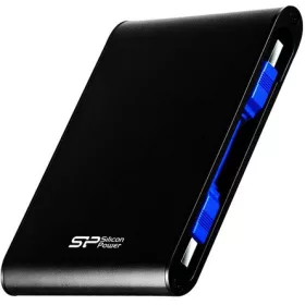   Silicon Power Armor - A80 1TB Portable HDD USB 3.2 Gen 1 Black, Certificate MIL-STD 810F 516.5/IV, Water-resistant IPX7, Anti-pressure/dust function, Led light