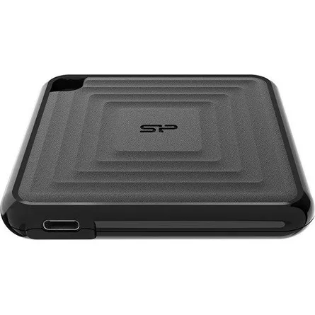 Silicon Power PC60 1TB Portable SSD SATAIII USB 3.2 Gen2 (Type-C) Portable SSD, R/W: up to 540MB/s; 500MB/s, Black