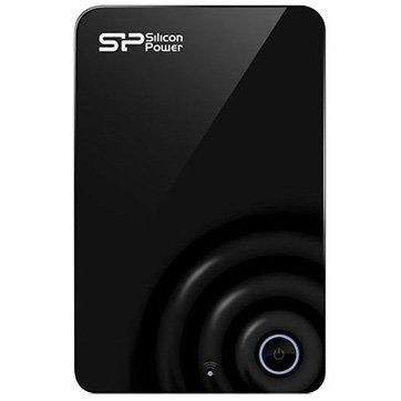 SILICON POWER 1TB,WiFi Portable Hard Drive,Sky Share H10, Black