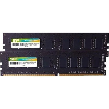 Silicon Power 16GB 3200MT/s DDR4 memória CL22 Kit of 2