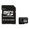 SILICON POWER Micro SDHC Card 16GB (Class 4) with SD Adapter
