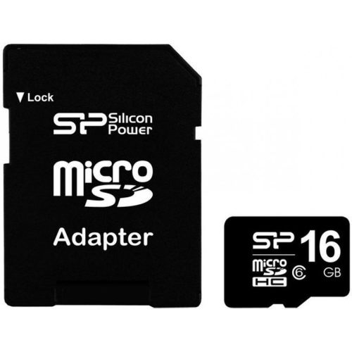 SILICON POWER (MOBILE CARD)16GB,TF_SDHC C6Retail,W/A