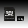 SILICON POWER Micro SDHC Card 16GB (Class 6) with Two Adapters