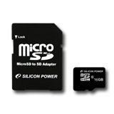 SILICON POWER Micro SDHC Card 16GB (Class 10) without SD Adapter