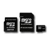 SILICON POWER Micro SDHC Card 16GB (Class 10) with Two Adapters
