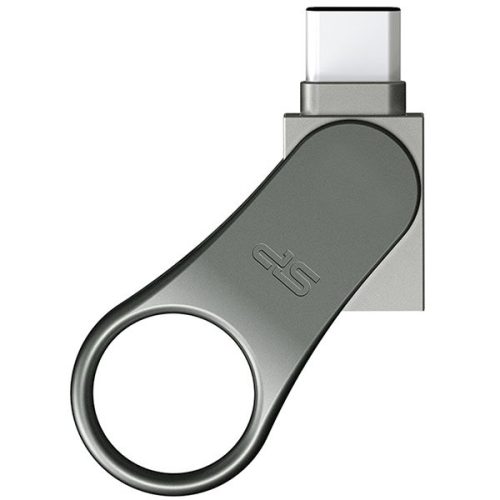 Silicon Power Mobile - C80 16GB Pendrive OTG USB 3.2 Gen 1/Type-C Silver, Shock/water/x-ray-proof