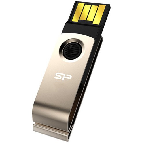 SILICON POWER 16GB,USB 2.0 FLASH DRIVE/TOUCH 825,Champague