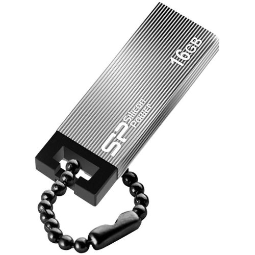SILICON POWER (USB Flash Drive) UFD 2.0,Touch 835 16GB, Iron Gray, no chain