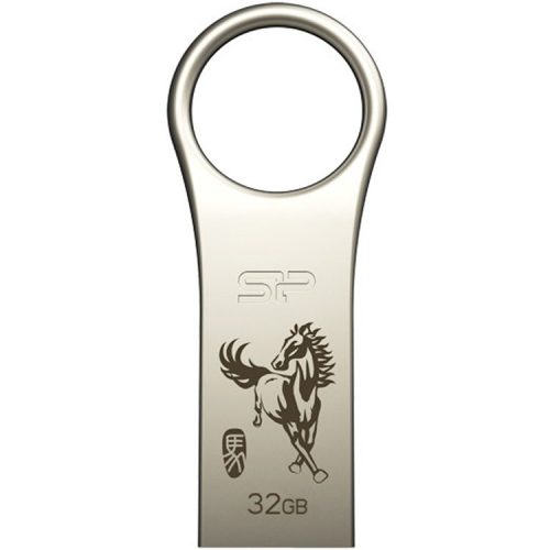 SILICON POWER (USB Flash Drive)UFD 2.0,Firma F80 16GB,Champague,Horse