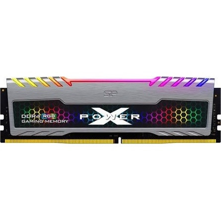Silicon Power DDR4-3200 CL16 16GB DRAM DDR4 Turbine RGB / U-DIMM Desktop 16GBx1 (1Gx8 SR), 1.35V Heatsink, RGB