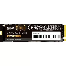   Silicon Power SSD - 1TB US75 (r:7000MB/s; w:6000 MB/s, NVMe 1.4 támogatás, M.2 PCIe Gen 4x4)