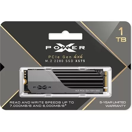 Silicon Power XPOWER XS75 1TB PCIe x4 (4.0) M.2 2280 SSD szürke