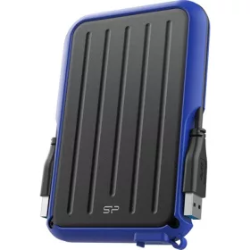   Silicon Power Armor - A66 2TB Portable HDD USB 3.2 Gen 1 Blue, Certificate MIL-STD 810F 516.5/IV, Water-resistant IPX4, 360˚ bumper