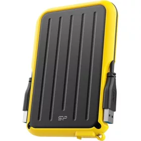   Silicon Power Armor - A66 2TB Portable HDD USB 3.2 Gen 1 Yellow, Certificate MIL-STD 810F 516.5/IV, Water-resistant IPX4, 360˚ bumper