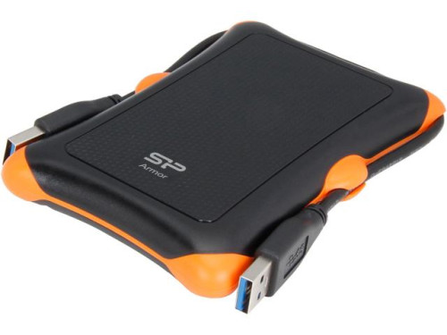 Silicon Power Külső HDD - A30, USB 3.0, 2TB, Ütésálló, Black