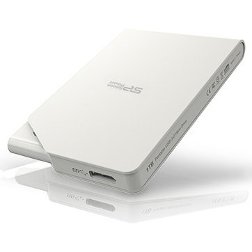 Silicon Power Stream - S03 2TB Portable HDD USB 3.2 Gen 1 Power saving sleep mode, LED light, White