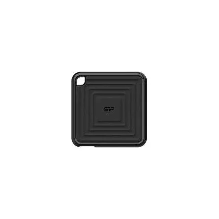 Silicon Power PC60 2TB Portable SSD SATAIII USB 3.2 Gen2 (Type-C) Portable SSD, R/W: up to 540MB/s; 500MB/s, Black