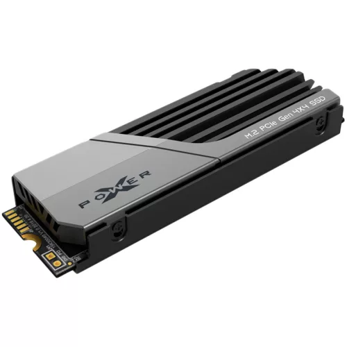Silicon Power XS70 2TB SSD PCIe Gen 4x4 PCIe Gen4x4 & NVMe 1.4, DRAM Cache, 3DNAND, Heatsink (10.8mm), PS5 Comp. 7300/6800MB/s